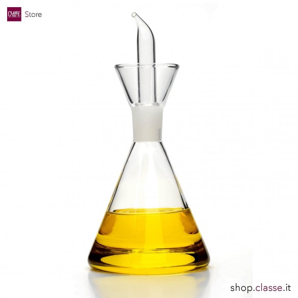 Oliera Conica Vetro Borosilicato Salvagoccia 25 ml