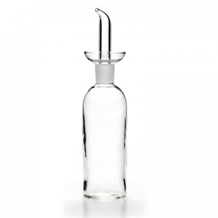 Cylindrical Borosilicate Glass Oil Carafe 250 ml