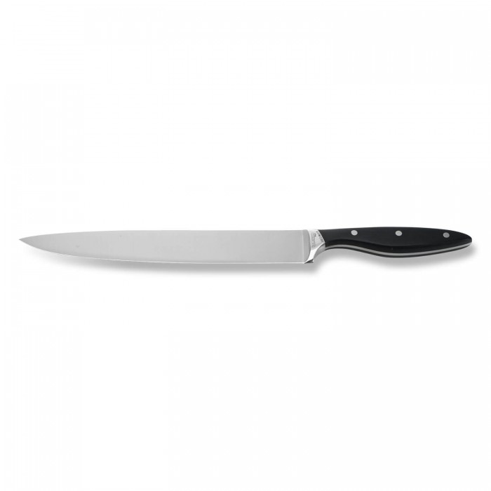 FORGED ROAST KNIFE CM22 BLACK HANDLE